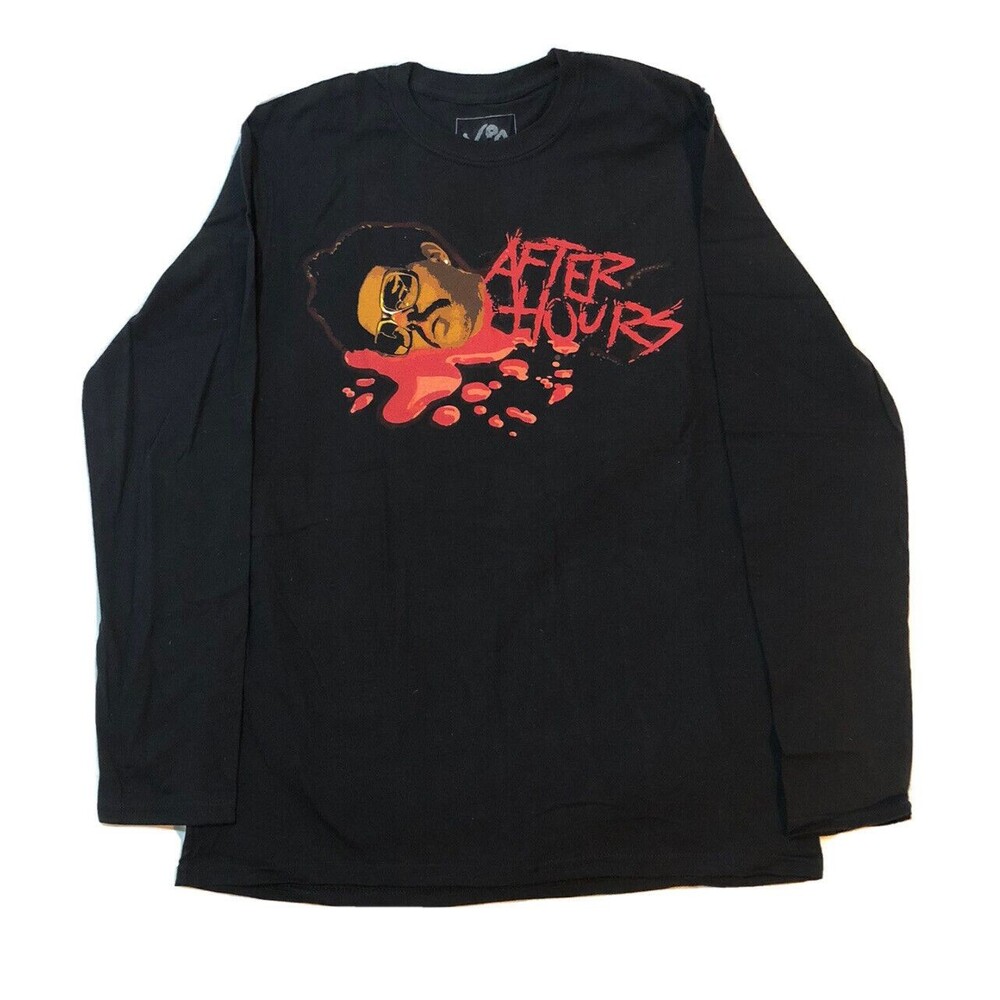 RARE The Weeknd After Hours Alone Again XO Long Sleeve Shirt Limited Edition SzM
